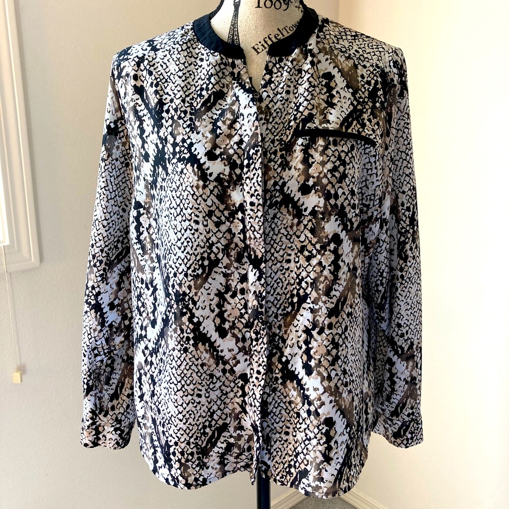 Worthington long sleeve blouse size PXL